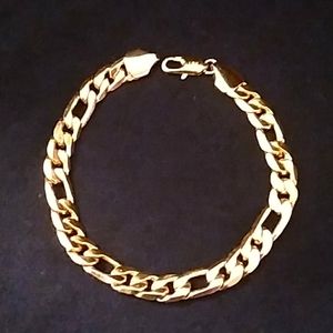 Bundle of 2 8 inch 18k Gold Plated Bracelets